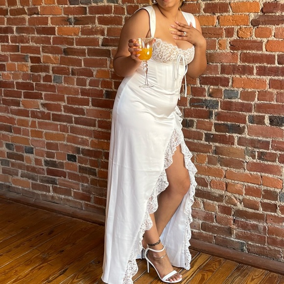 Miss circle Dress, white, Bridgerton dress, bridal shower dress - Picture 1 of 2